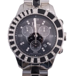 Christian Dior Chronograph Diamond Dial Watch CD11431EM001 - Picture 1 of 3