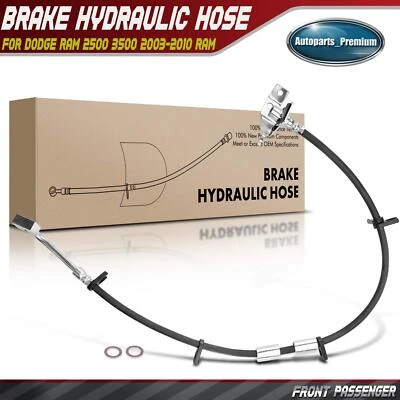 Manguera hidráulica de freno delantero derecho para Dodge Ram 2500 3500 2003-2010 Ram 2500 3500 Foto 1 de 4