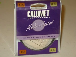 72mm - Calumet MC 81A Filter Made by Hoya NEW   #72g-nn2 - Picture 1 of 1