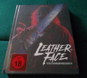 LEATHERFACE - Texas Chainsaw Massacre III # Blu Ray Mediabook # NEU & OVP # rar - Bild 1 von 2