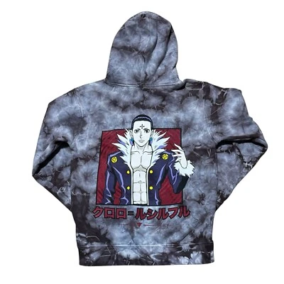 Hypland Hunter x Hunter 动漫幻影团 Chrollo 领带染料连帽衫 S 小号 — 第 1/4 张图片