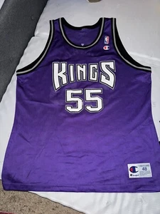Jason Williams Sacramento Kings Champion NBA Basketball Jersey Vintage 48 Team - Picture 1 of 5