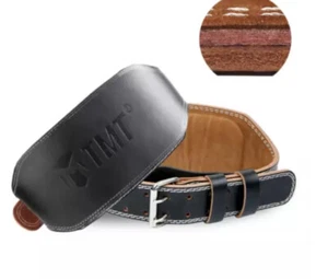 Cinture cintura supporto schiena vita sollevamento pesi pelle bovina TMT. XL. NUOVO - Foto 1 di 11