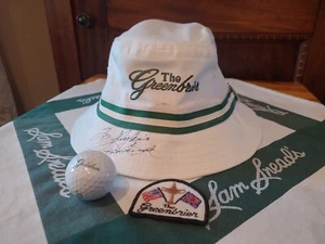 Greenbrier Resort Hotel Sam Snead Signed Hat + 1979 Ryder Cup Patch + golf ball - Picture 1 of 11