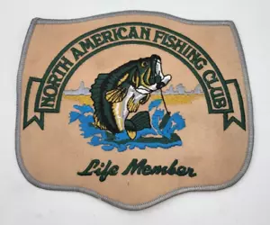 North American Fishing Club Life Member Patch 6"x5" - gebraucht - Bild 1 von 2