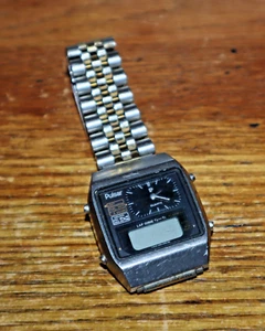PULSAR Y651-5030 Watch | *Vintage* Analog + Digital Quartz Wristwatch - Untested - Picture 1 of 8