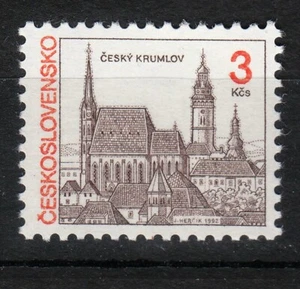 Czechoslovakia 1992 MNH Mi 3132 Sc 2871A Cesky Krumlov / Český Krumlov ** - Picture 1 of 1