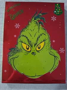 The Grinch x Makeup Revolution The Grinch Eyeshadow Palette - New Holiday Gift - Picture 1 of 6