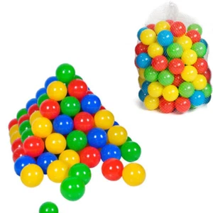 Palla Palline Gioco Colorate Bambini Sacca 40 Palline Semirigide Diametro 7cm - Foto 1 di 4