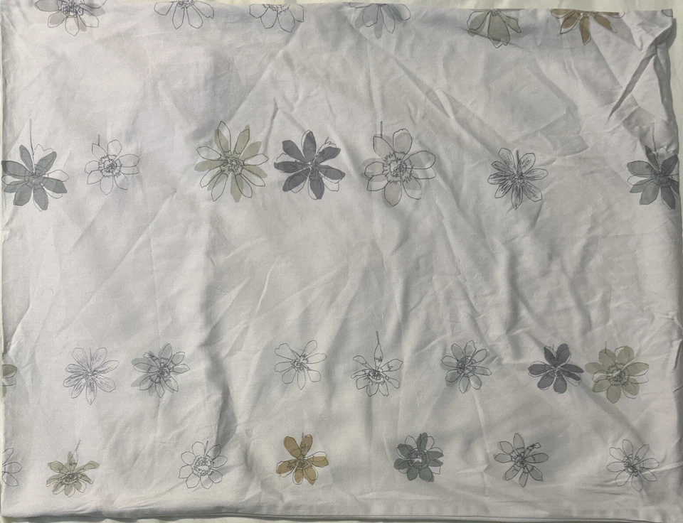 Calvin Klein Standard SHAM 20 X 25 Estampado Floral Beige 100% Algodón Lavable Foto 1 de 4