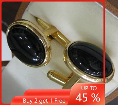 Mens Shell Agate Jade Tuxedo Shirt Cufflinks Wedding Party Cuff Links Gift New - Image 1 of 4