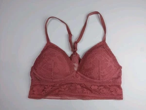 Victoria's Secret Very Sexy Pink Lace Padded No wire Bralette Bra Size S Small - Picture 1 of 5