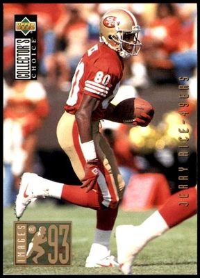 Jerry Rice 1994 Collector's Choice #45 49ers NFL LEER ENVÍO GRATUITO AutographDen Foto 1 de 2