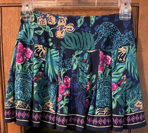 Falda corta Lilly Pulitzer Luxletic talla XXS con pliegues - Imagen 1 de 7