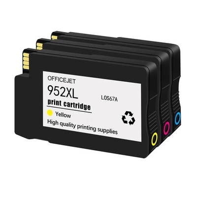 Juego de tintas de color 3Pk 952XL para HP Officejet Pro 7740 8210 8216 8218 8710 8714 8715 Foto 1 de 4