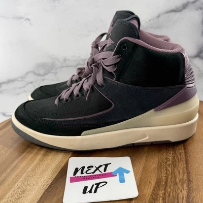 Women’s size 8-Nike Air Jordan 2 Retro Off Noir Sky K Mauve Sneakers DX4400 005 - Image 1 of 4