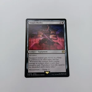 Ninja's Blades MTG Rare Magic: The Gathering Final Fantasy 14 FFXIV Job Select - Picture 1 of 2