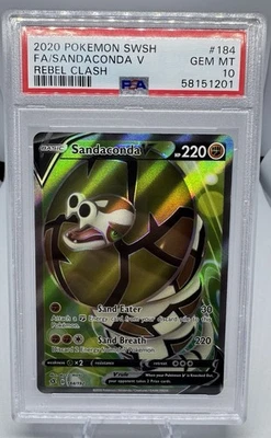 Sandaconda V (Full Art) 184/192 Swsh02: Rebel Clash Holo - Image 1 of 2