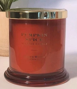 🍁8 OZ Vela PUMPKIN SPICE Homeworx por Harry Slatkin & Co - 1 Mecha NUEVA ver nota - Imagen 1 de 9
