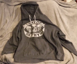 2007 LYNYRD SKYNYRD Hooded Sweatshirt GRAY -GRUNGE STYLE VINTAGE XXL SIZE - Picture 1 of 11
