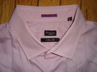 CAMISA HOMBRE PAUL SMITH SLIM FIT TALLA 43 O 17 HECHA EN ITALIA ¡APENAS USADA! Foto 1 de 4