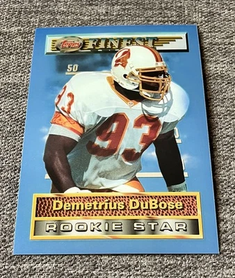 1994 Topps Finest Football Jumbo #159 Demetrius DuBose Rookie Star - Buccaneers - Image 1 of 2