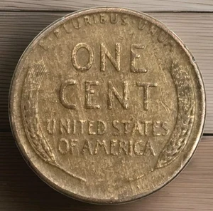 1941 P Lincoln Wheat Cent Woody Improper Alloy Mix Mint Error Penny - Picture 1 of 2