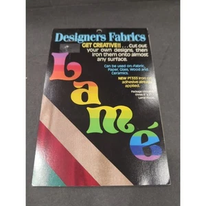 Designer Fabrics Lame New Create Your Own Design Pkg Contains 3 5x7 Lame Pieces - Picture 1 of 5