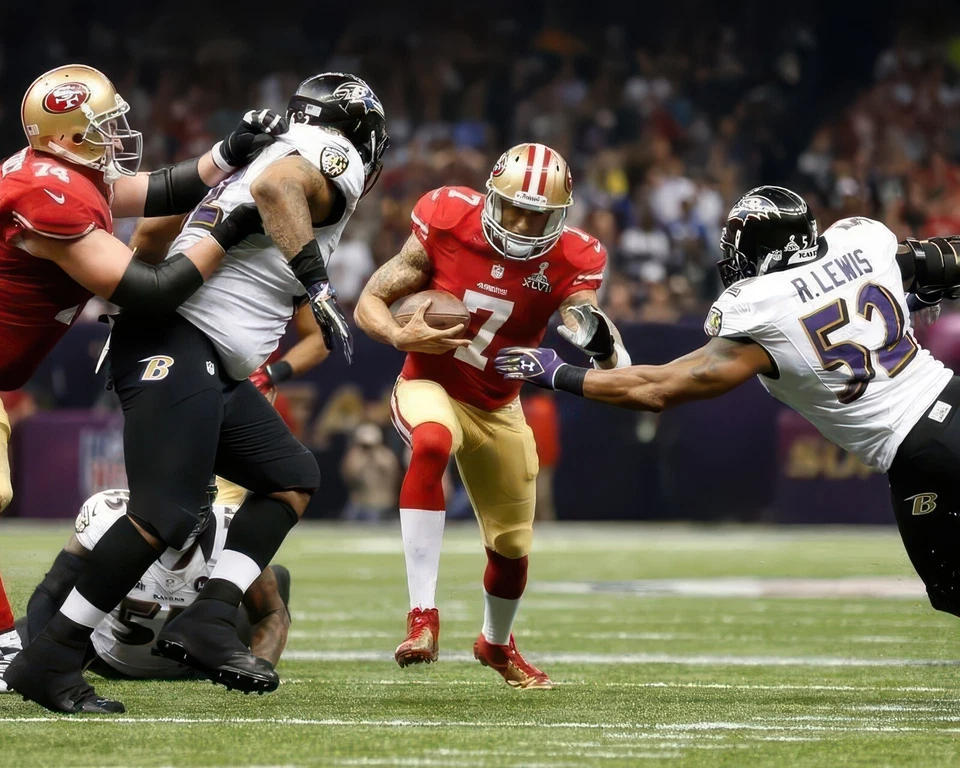 Impresión fotográfica brillante Colin Kaepernick #7 San Francisco 49ers NFL 8"X10" 10 Foto 1 de 1