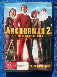 Anchorman 2 Region 4 DVD Free Postage - Picture 1 of 1