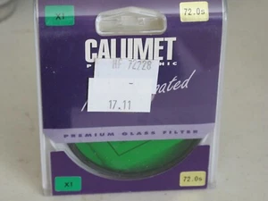 72mm - Calumet CMC Green (X1) Filter Made by Hoya #72g-nn - Picture 1 of 1