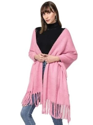 Women's Woollen Kashmiri Shawl | Heavy Aari Embroidered Stole for Winter - Image 1 of 4