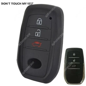 Remote Key Fob Case For TOYOTA FORTUNER 16-20 Silicone Key Protector Case Cover - Picture 1 of 13
