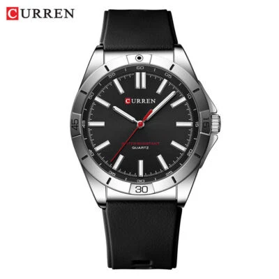 Reloj pulsera de cuarzo CURREN para hombre de silicona a prueba de golpes relojes de negocios masculinos Foto 1 de 4