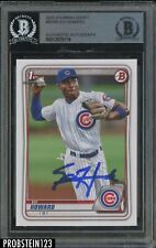 Ed Howard Signed 2020 Bowman Cubs RC Rookie AUTO BGS BAS Authentic