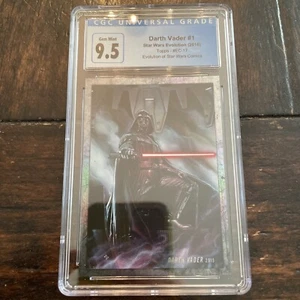 2016 Topps Star Wars Evolution of Marvel Comics Darth Vader 2015 #EC-17 CGC 9.5 - Picture 1 of 2