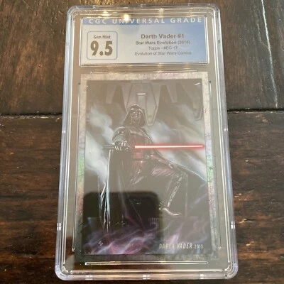 2016 Topps Star Wars Evolution of Marvel Comics Darth Vader 2015 #EC-17 CGC 9.5 - Image 1 of 2