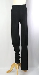 PLEATS PLEASE Black Pants ISSEY MIYAKE 292 8946 - Picture 1 of 7