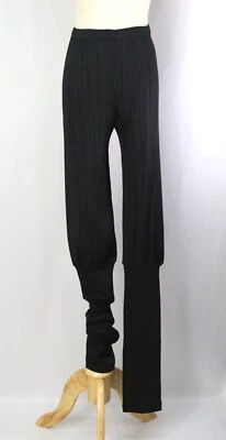 PLEATS PLEASE Black Pants ISSEY MIYAKE 292 8946 - Image 1 of 4