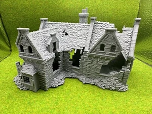 HO scale Building Gimdale Destroyed Thornwood Residence 1:87 scale 3D print - Picture 1 of 6