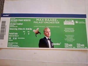 1 Konzertkarte Max Raabe & Palast Orchester 20 Nov 2025 Frankfurt Alte Oper - Bild 1 von 2