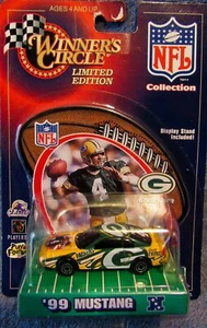 Winner's Circle Brett Farve 99 Ford Mustang Limited Edition W/ Display Stand NFL - Picture 1 of 3