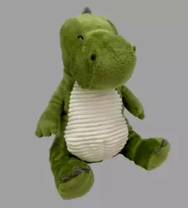 Neu mit Etikett Carters Just One You grün weiß gerippt Dinosaurier Dino Plüschtier Baby Spielzeug 67840 - Bild 1 von 7