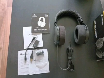 Corsair HS60 Pro Surround 7.1 Gaming-Headset kabelgebunden - Schwarz - Bild 1 von 4