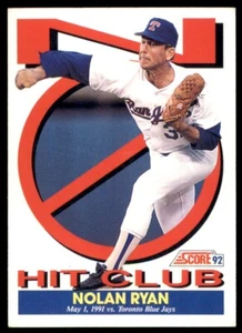 1992 puntuación #425 Nolan Ryan No Hit Club - Imagen 1 de 2
