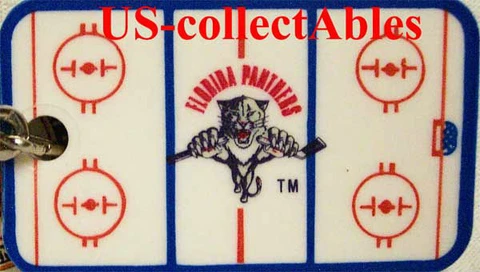 NHL Florida Panthers Hockey Ice Rink Rare Souvenir Collectible Keychain Cover