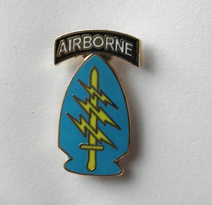 INSIGNIA PIN SOLAPA REGULAR FUERZAS ESPECIALES AEROTRANSPORTADAS EJÉRCITO DE ESTADOS UNIDOS 1 PULGADA - Imagen 1 de 1