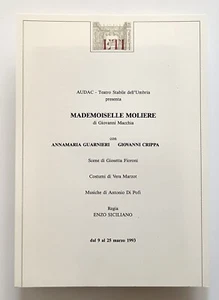 Mademoiselle Moliere Regia Enzo Siciliano Scene Giosetta Fioroni 1993 Programma - Imagen 1 de 2