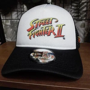 Gorra Capcom Street Fighter 2 Ajustable Blanca Negra New Era Colaboración CAPCOM - Imagen 1 de 9