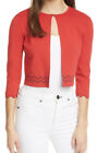 Ted Baker London Lonia a Scallop Border & Cuff Red Cardigan Size 3 (8-10) $149